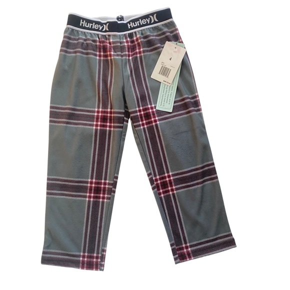 Hurley Pajamas Hurley Size 4 Boys Plaid Pajama Pants Nwt Poshmark